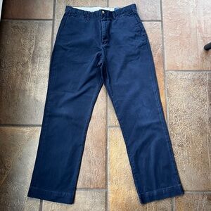 Polo Ralph Lauren Navy Stretch Classic Fit Chino Pants